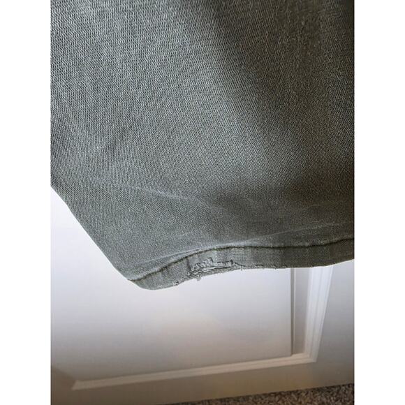 WRANGLER Olive Green Fade Casual Street Straight Fit Utility Jeans SZ 36x30 - Picture 9 of 11